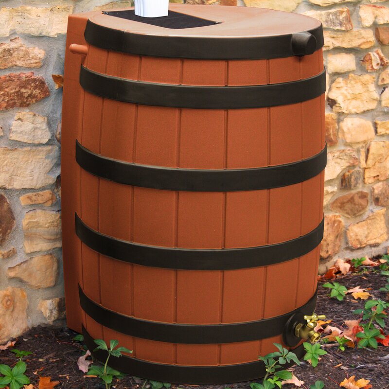 Good Ideas Rain Wizard 40 Gallon Rain Barrel Reviews Wayfair   Rain Wizard 40 Gallon Rain Barrel 